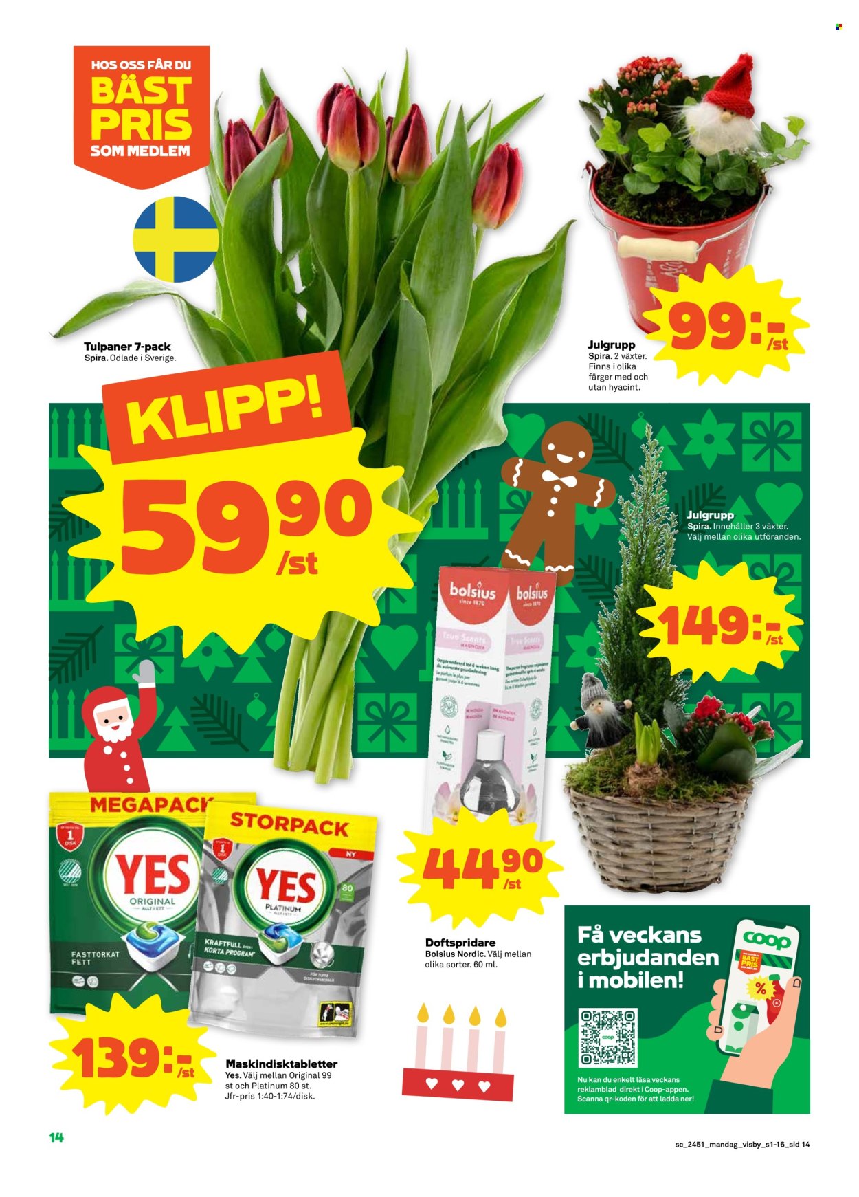 Stora Coop reklamblad - 16/12 2024 - 25/12 2024. Sida 14