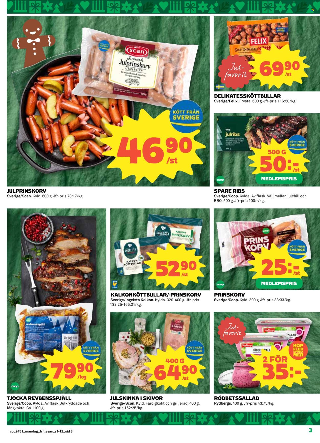 Coop Konsum reklamblad - 16/12 2024 - 25/12 2024. Sida 3