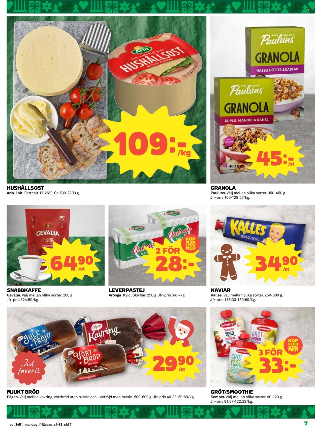 Coop Konsum reklamblad - 16/12 2024 - 25/12 2024. Sida 7