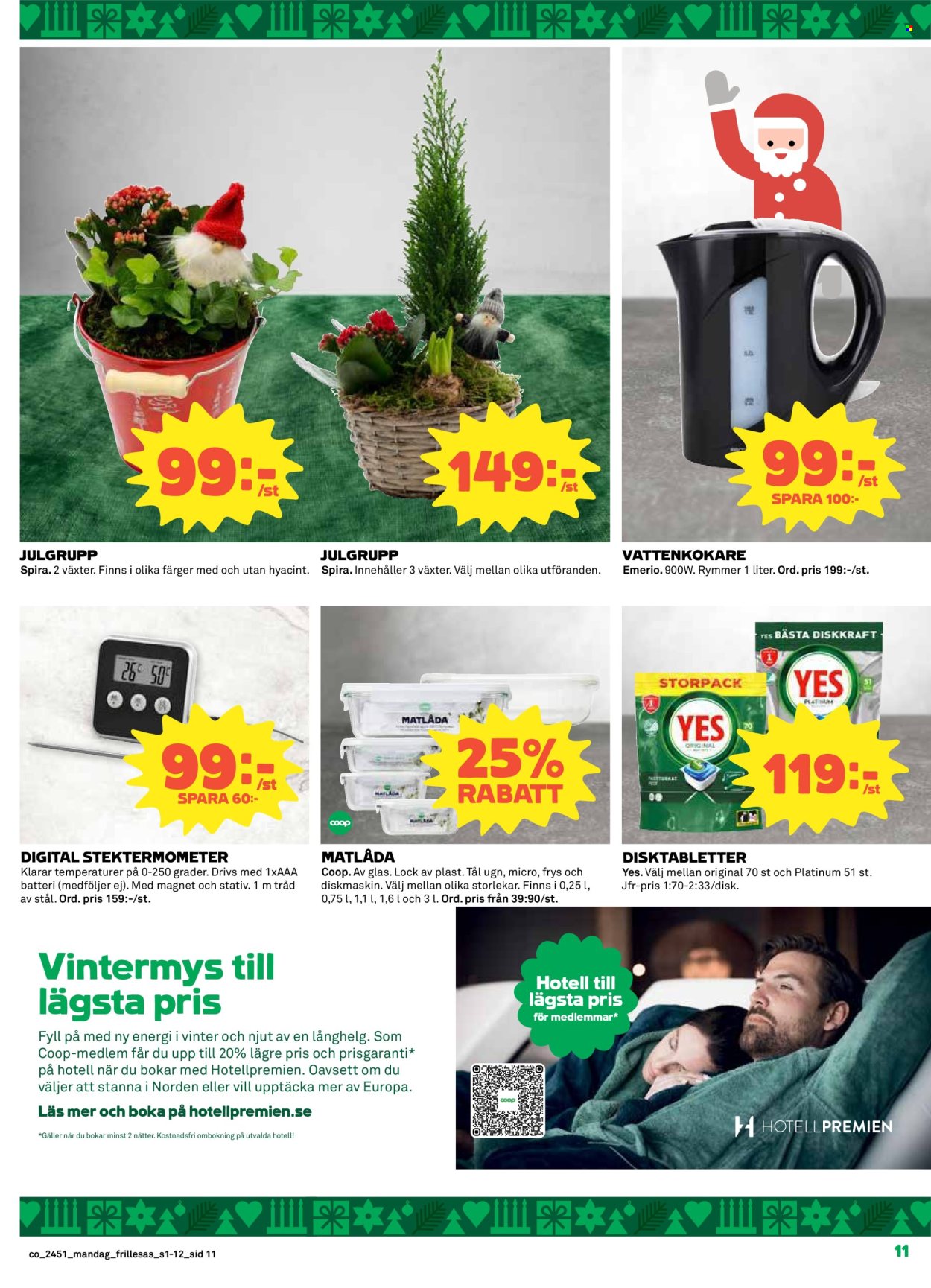Coop Konsum reklamblad - 16/12 2024 - 25/12 2024. Sida 11