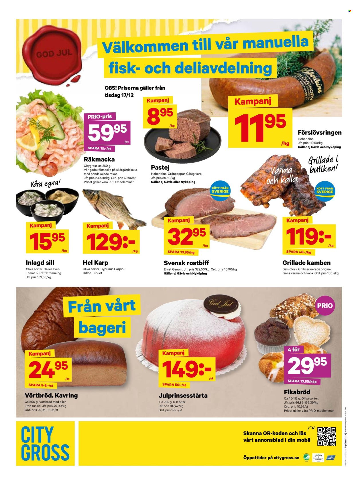 City Gross reklamblad - 16/12 2024 - 24/12 2024. Sida 17
