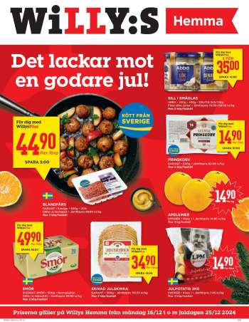 Willys reklamblad - 16/12 2024 - 25/12 2024.