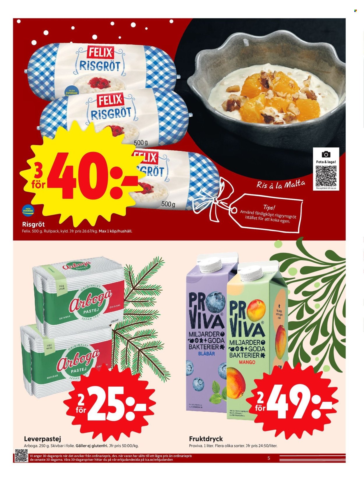 ICA reklamblad - 16/12 2024 - 26/12 2024. Sida 5