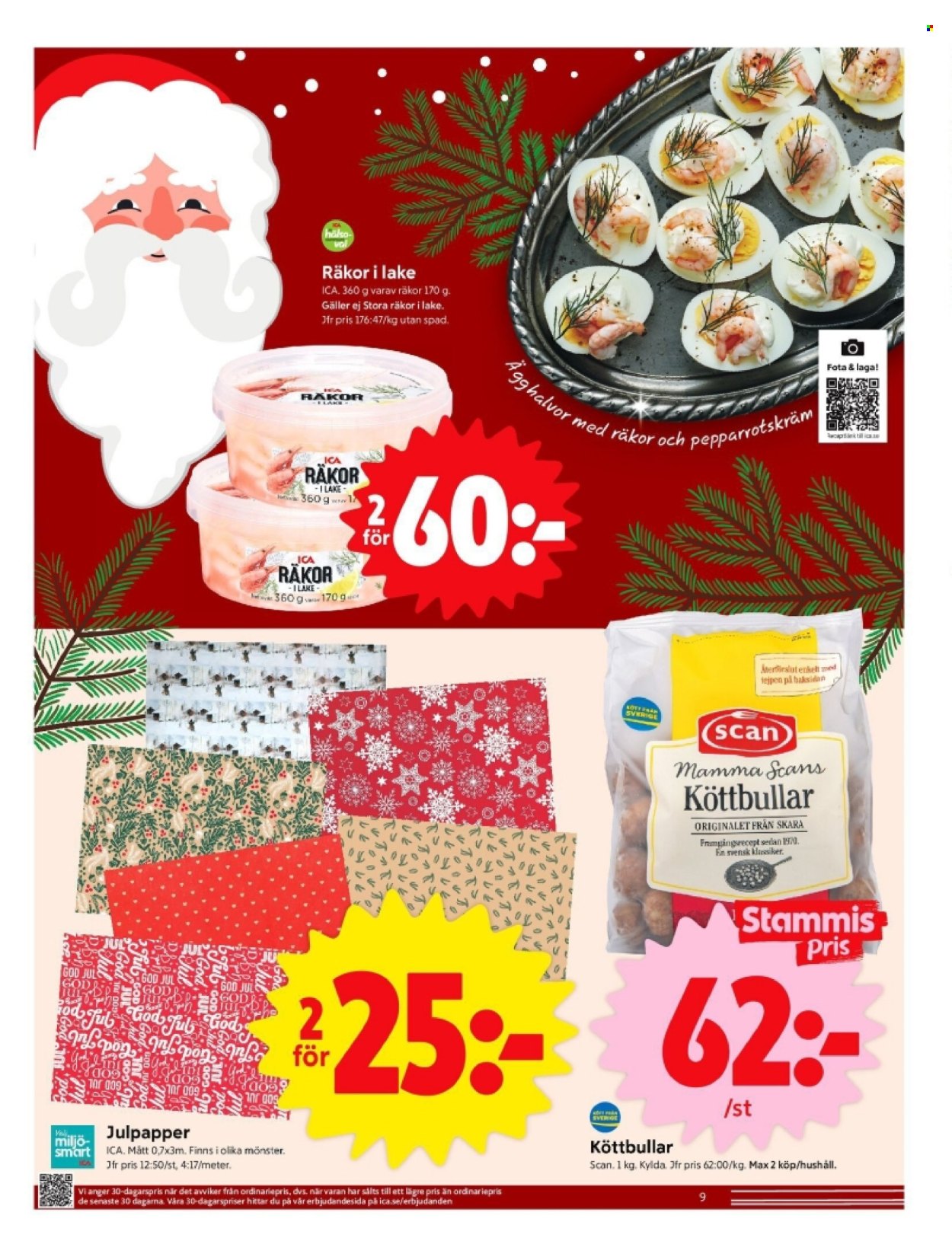 ICA reklamblad - 16/12 2024 - 26/12 2024. Sida 9