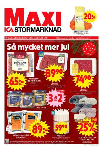 ICA reklamblad - 16/12 2024 - 26/12 2024.