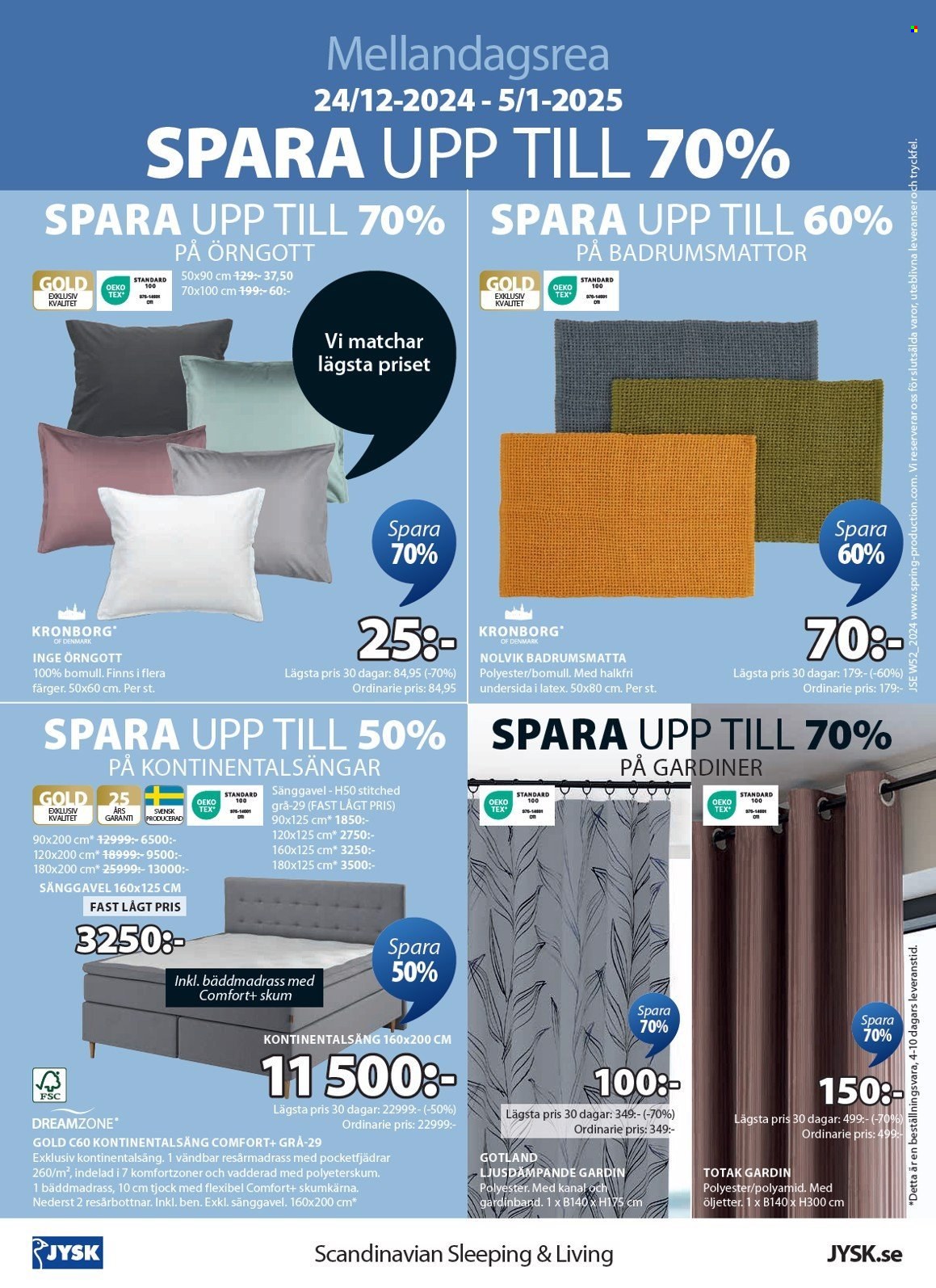 JYSK reklamblad - 24/12 2024 - 5/1 2025. Sida 9