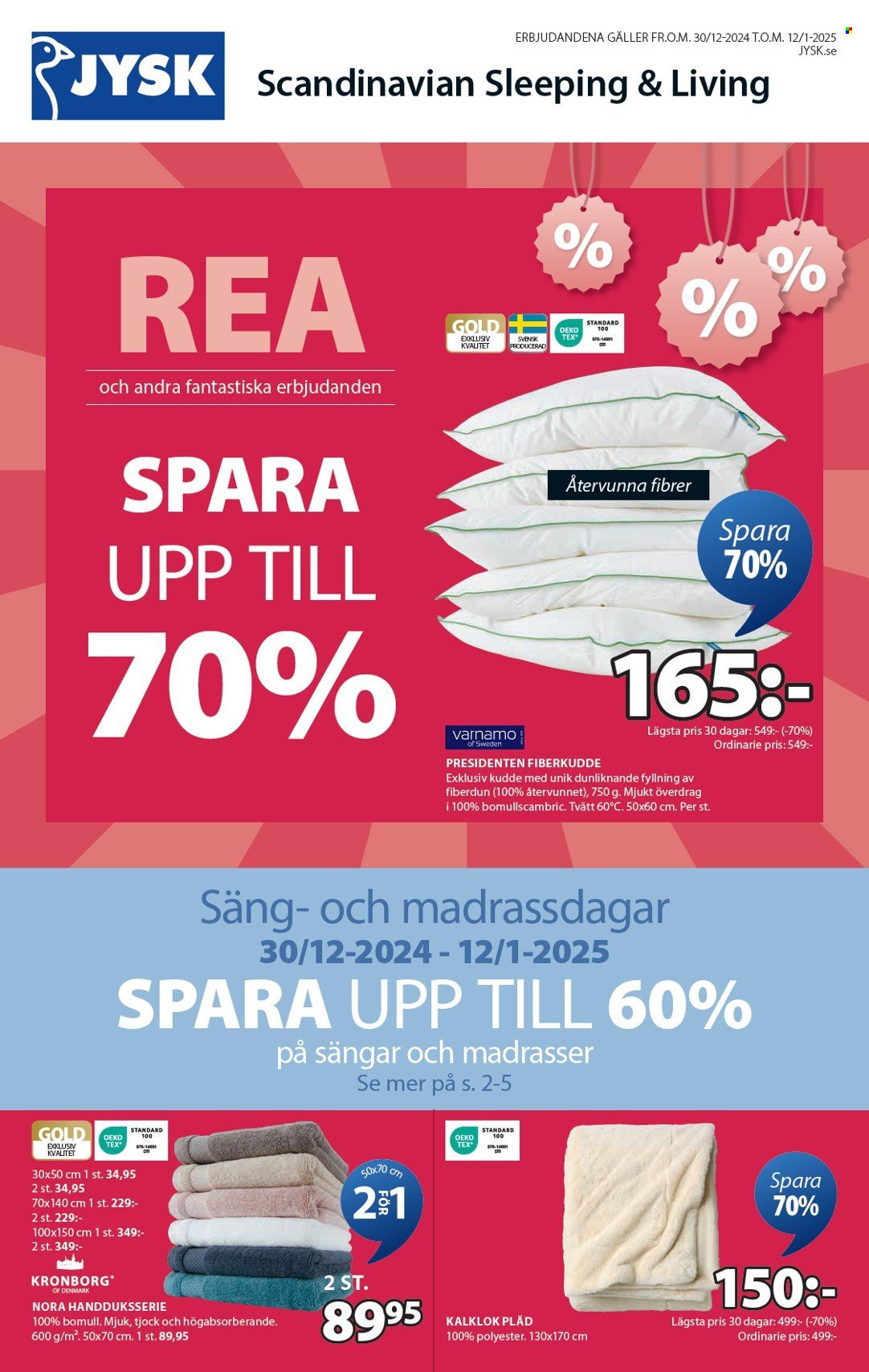 JYSK reklamblad - 30/12 2024 - 12/1 2025. Sida 2