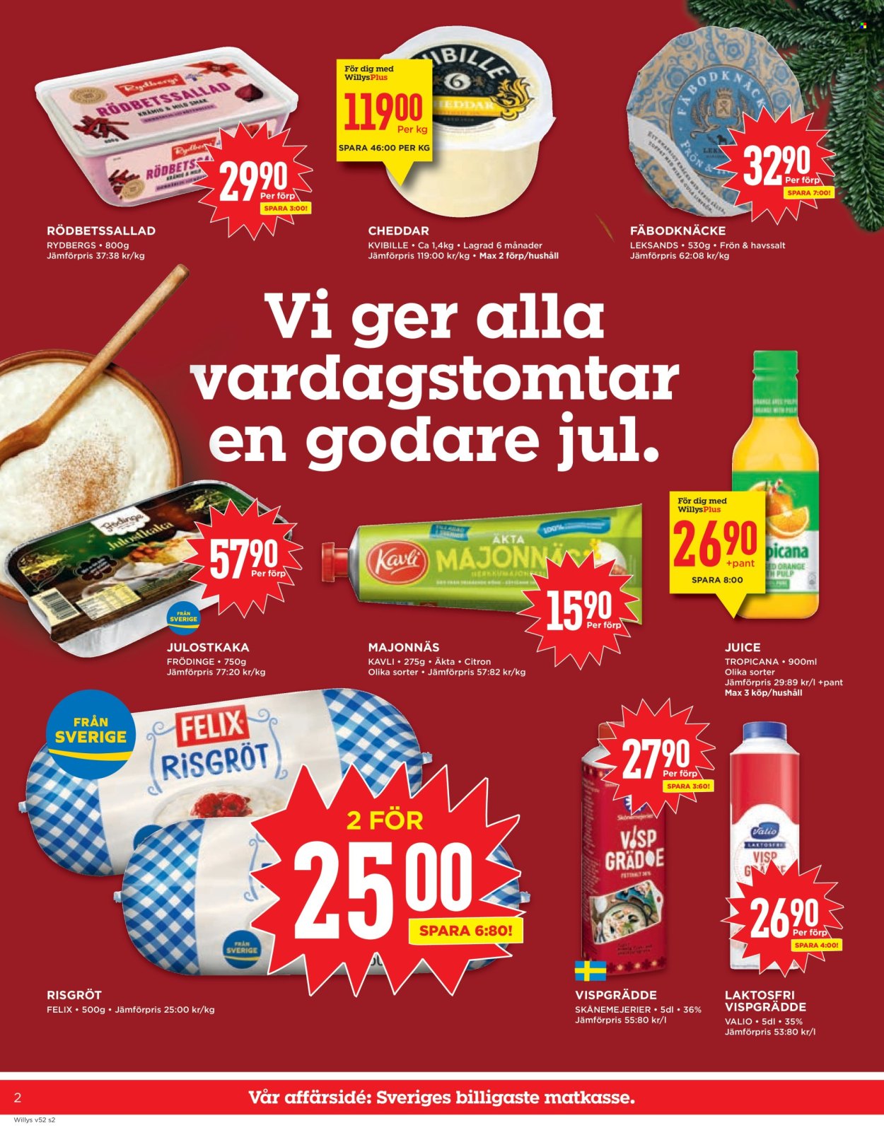 Willys reklamblad - 26/12 2024 - 5/1 2025. Sida 2