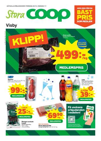 Stora Coop reklamblad - 26/12 2024 - 1/1 2025.