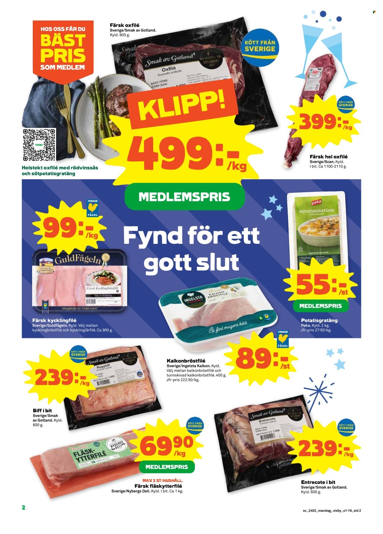 Stora Coop reklamblad - 26/12 2024 - 1/1 2025. Sida 2