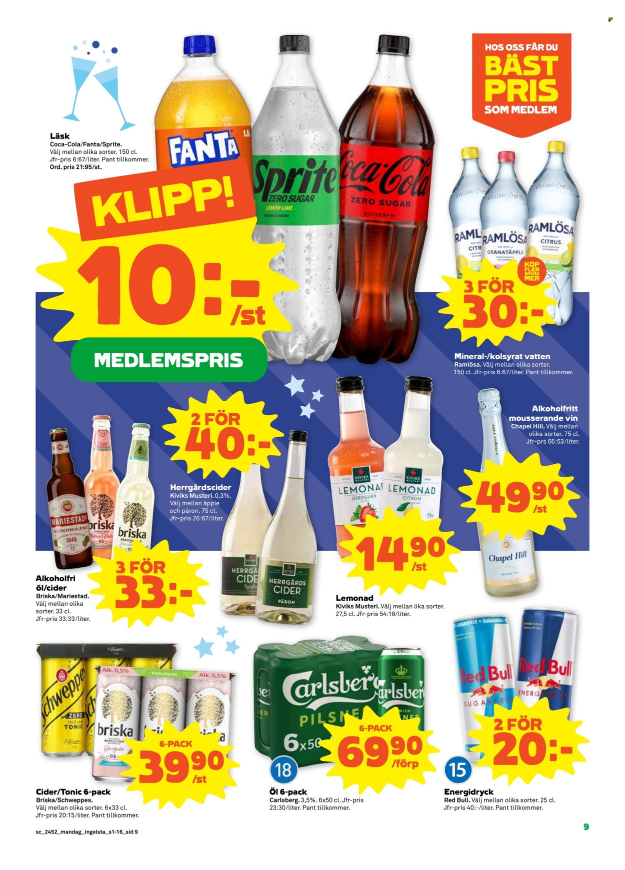 Coop reklamblad - 26/12 2024 - 1/1 2025. Sida 9
