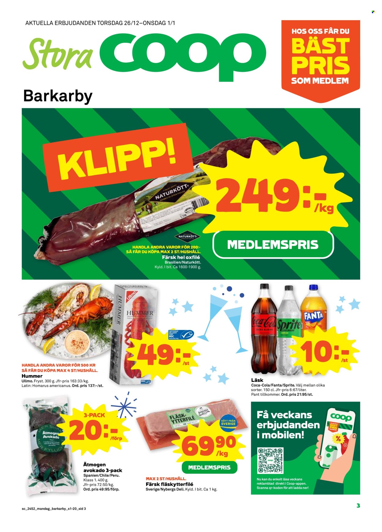 Coop reklamblad - 26/12 2024 - 1/1 2025. Sida 3