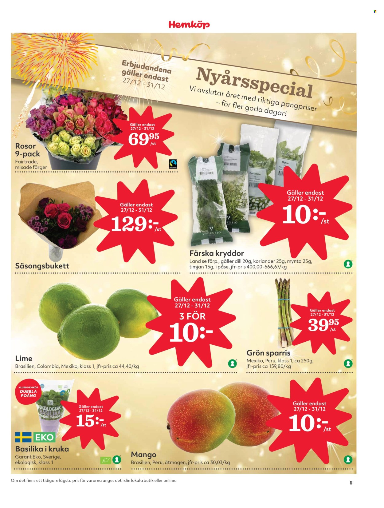 Hemköp reklamblad - 27/12 2024 - 5/1 2025. Sida 5