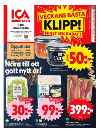 ICA reklamblad - 27/12 2024 - 1/1 2025.
