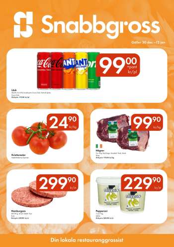 Snabbgross reklamblad - 30/12 2024 - 12/1 2025.