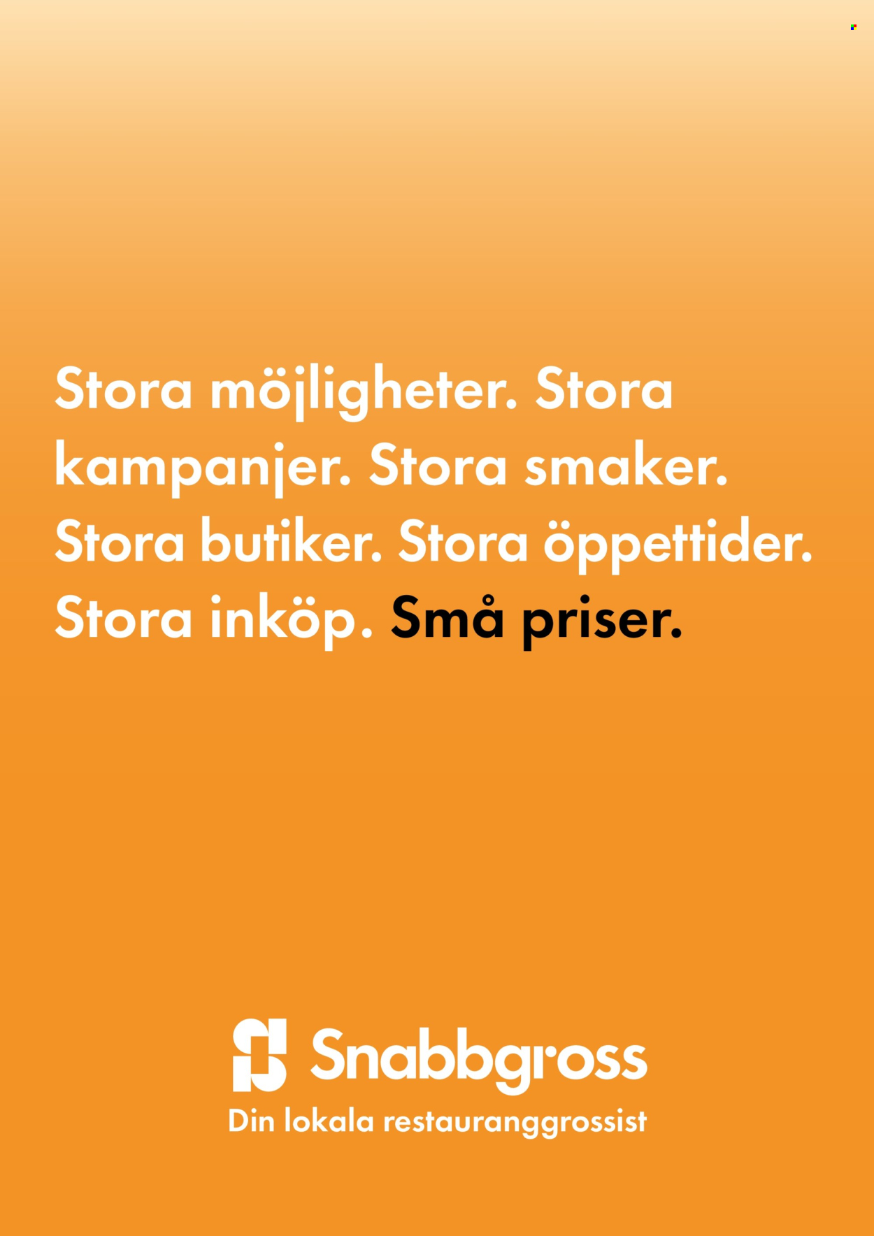 Snabbgross reklamblad - 30/12 2024 - 12/1 2025. Sida 9