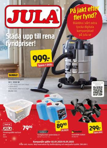 Jula reklamblad - 2/1 2025 - 15/1 2025.