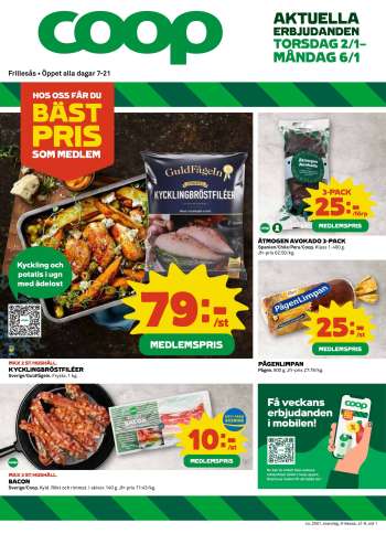 Coop Konsum reklamblad - 2/1 2025 - 6/1 2025.