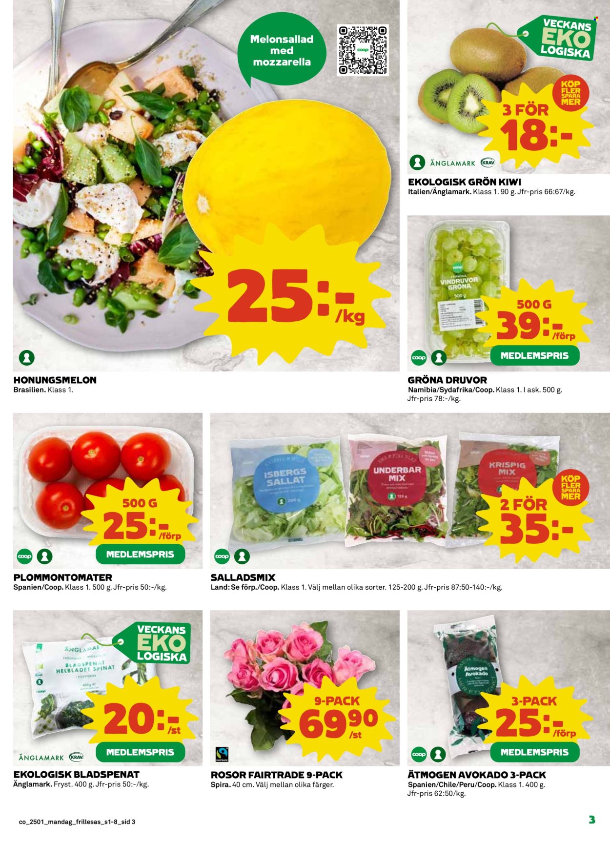 Coop Konsum reklamblad - 2/1 2025 - 6/1 2025. Sida 3