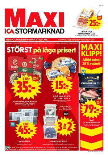 ICA reklamblad - 2/1 2025 - 6/1 2025.
