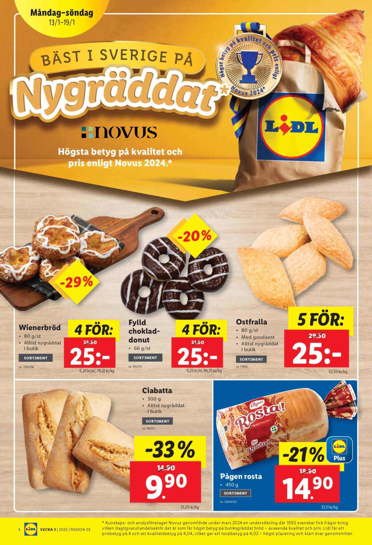 Lidl reklamblad - 13/1 2025 - 19/1 2025. Sida 4