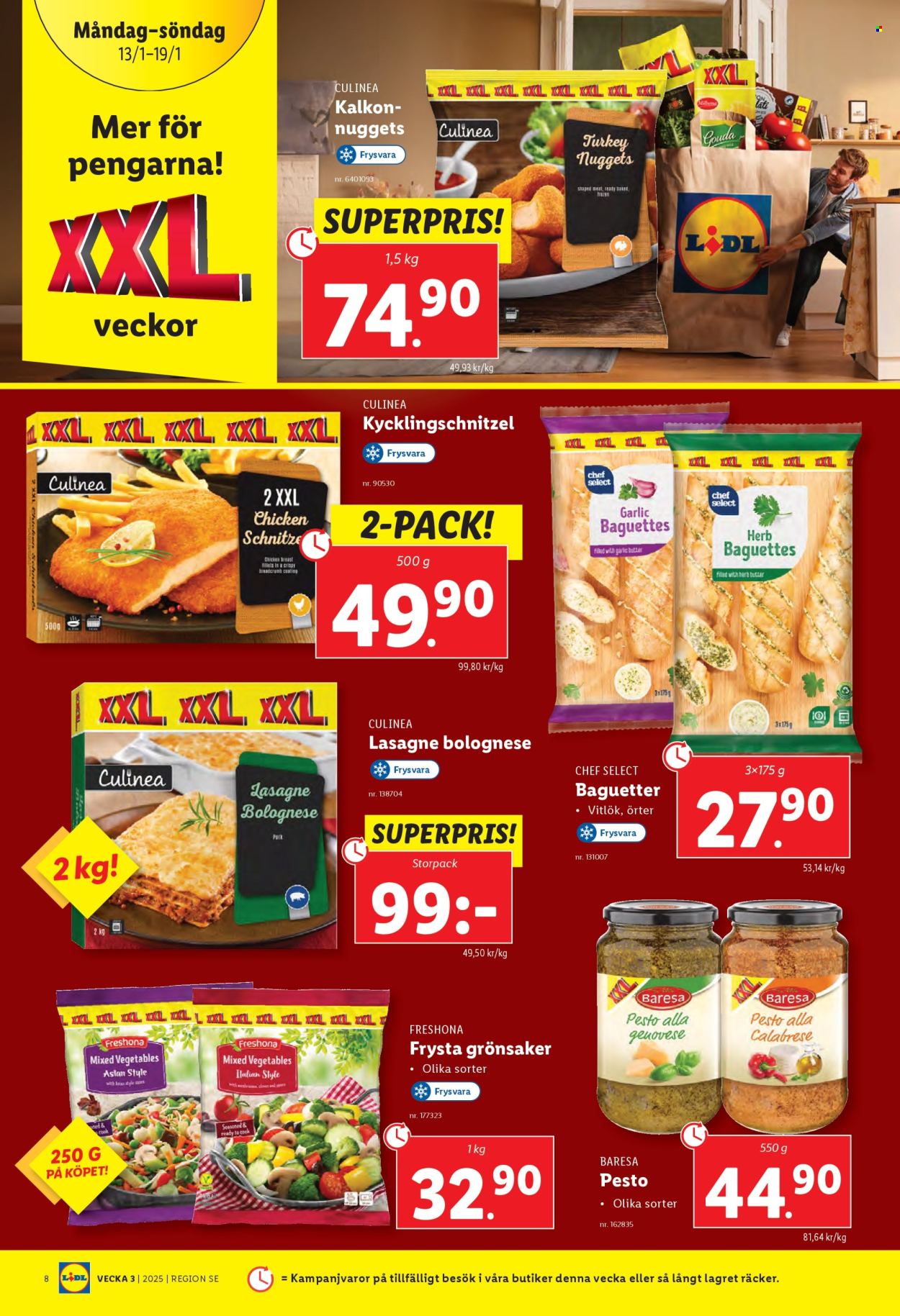 Lidl reklamblad - 13/1 2025 - 19/1 2025. Sida 8