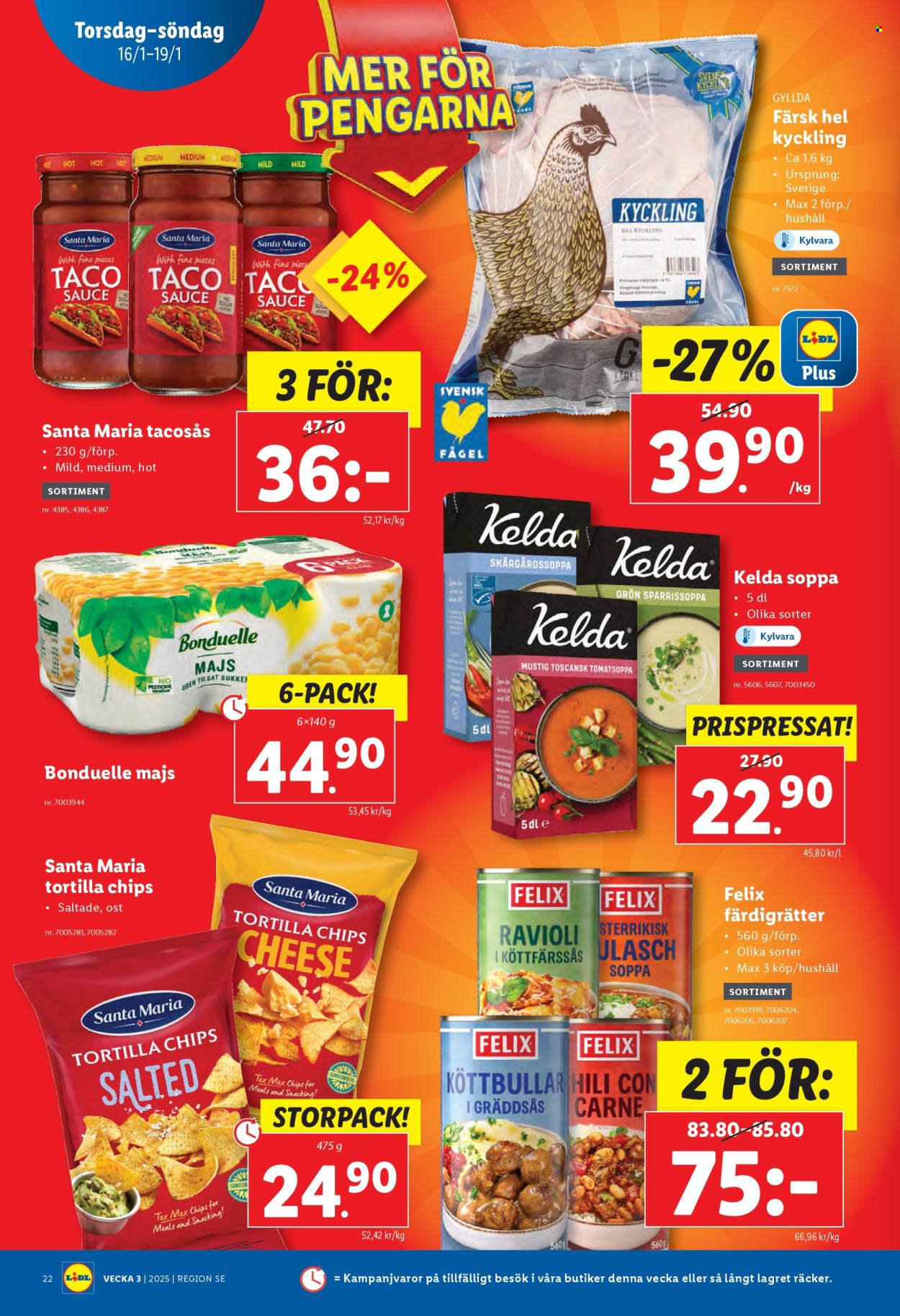 Lidl reklamblad - 13/1 2025 - 19/1 2025. Sida 28