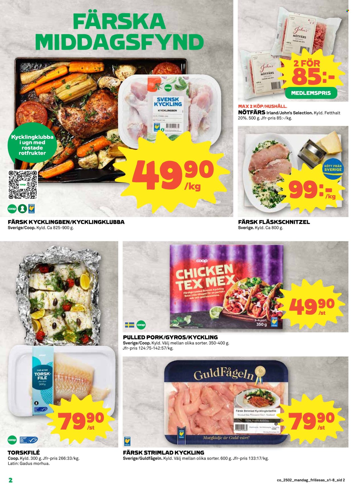 Coop Konsum reklamblad - 7/1 2025 - 12/1 2025. Sida 2