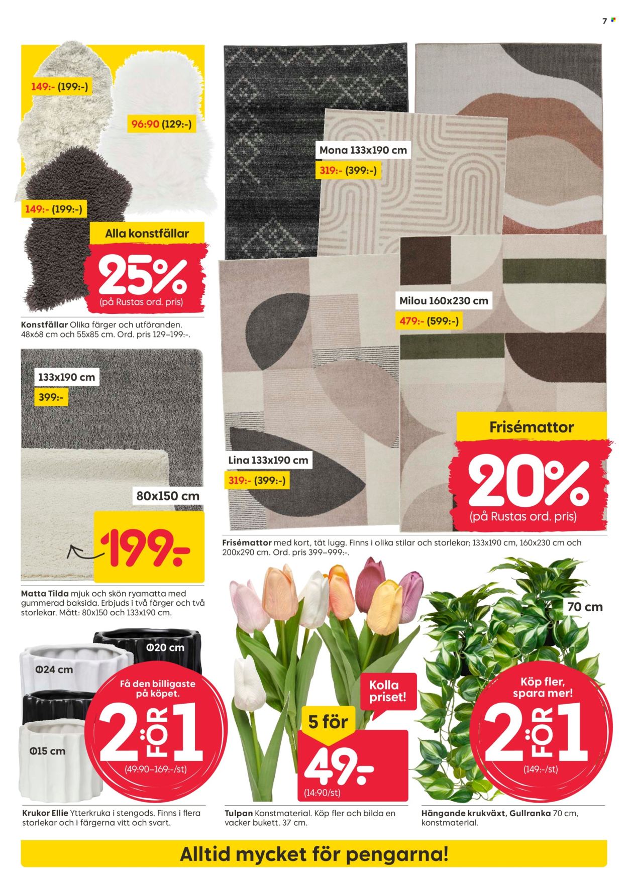 Rusta reklamblad - 13/1 2025 - 19/1 2025. Sida 7