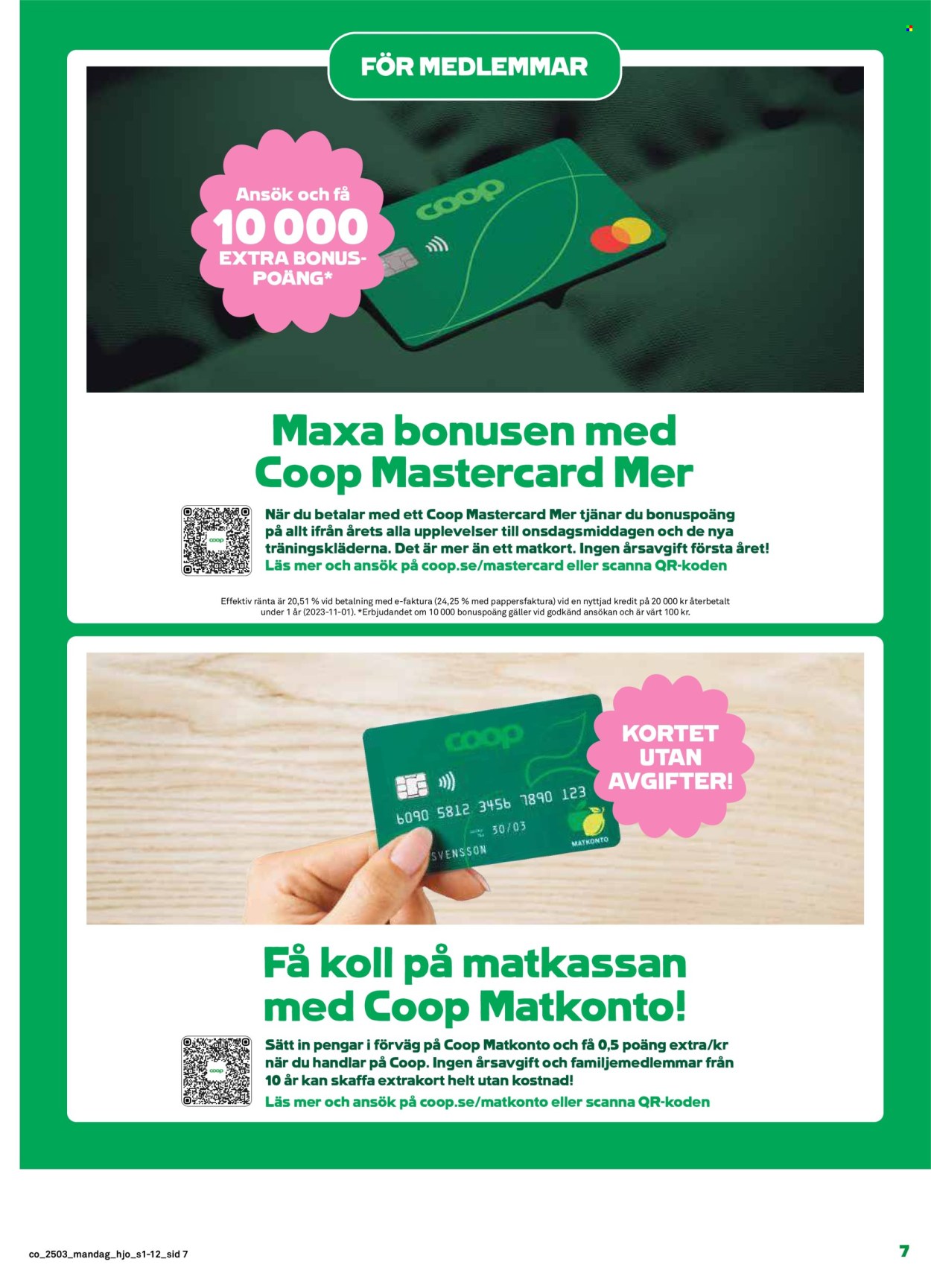 Coop reklamblad - 13/1 2025 - 19/1 2025. Sida 7