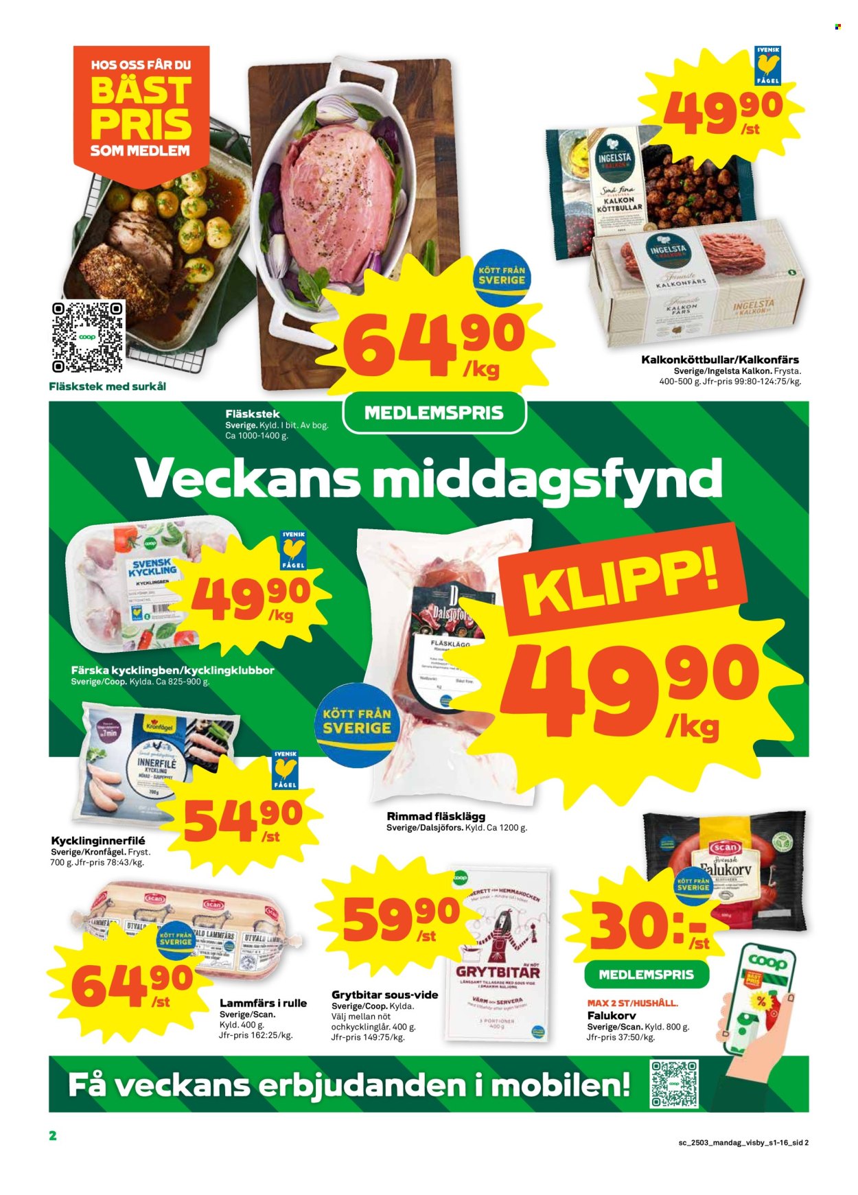 Stora Coop reklamblad - 13/1 2025 - 19/1 2025. Sida 2