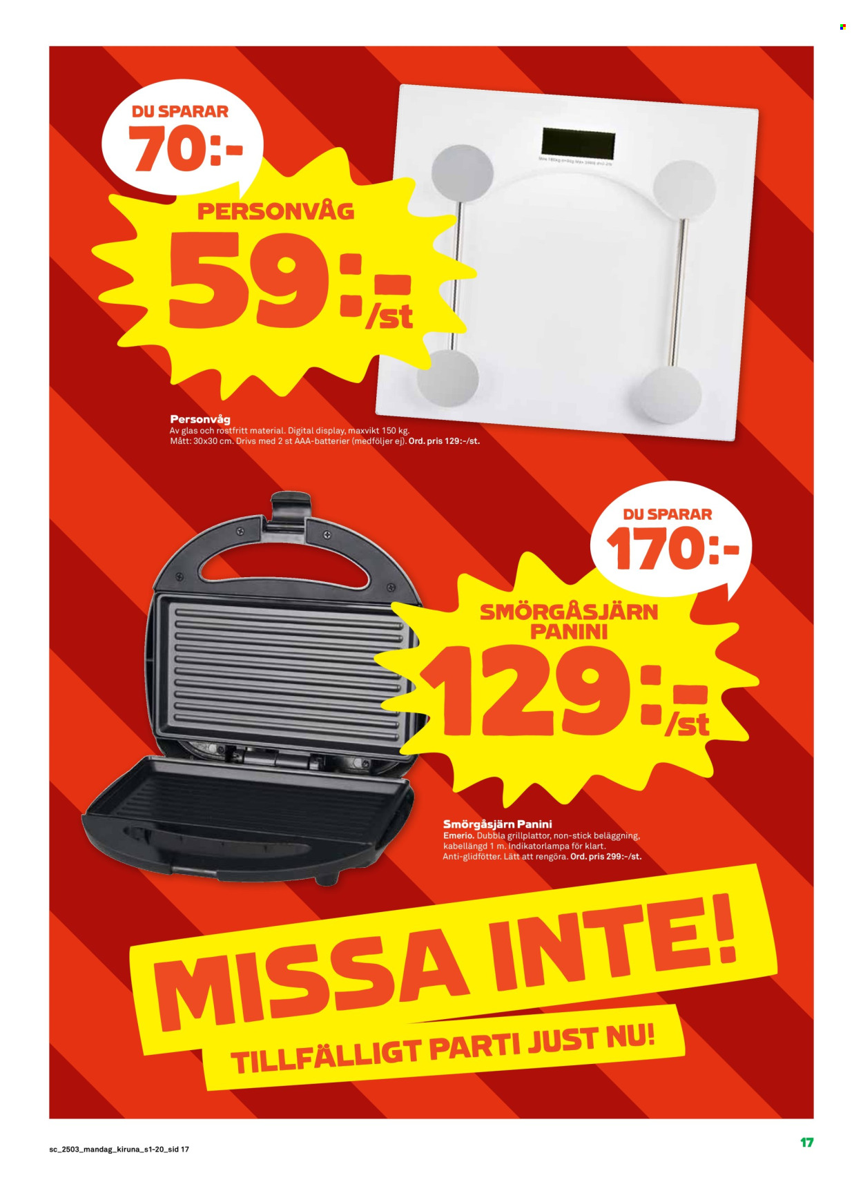 Stora Coop reklamblad - 13/1 2025 - 19/1 2025. Sida 17