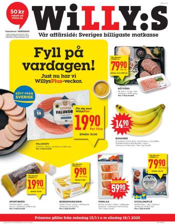 Willys reklamblad - 13/1 2025 - 19/1 2025.