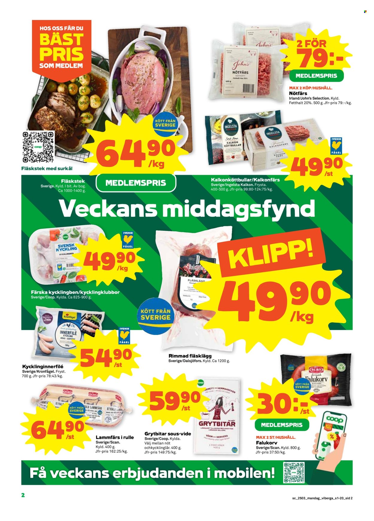 Stora Coop reklamblad - 13/1 2025 - 19/1 2025. Sida 2