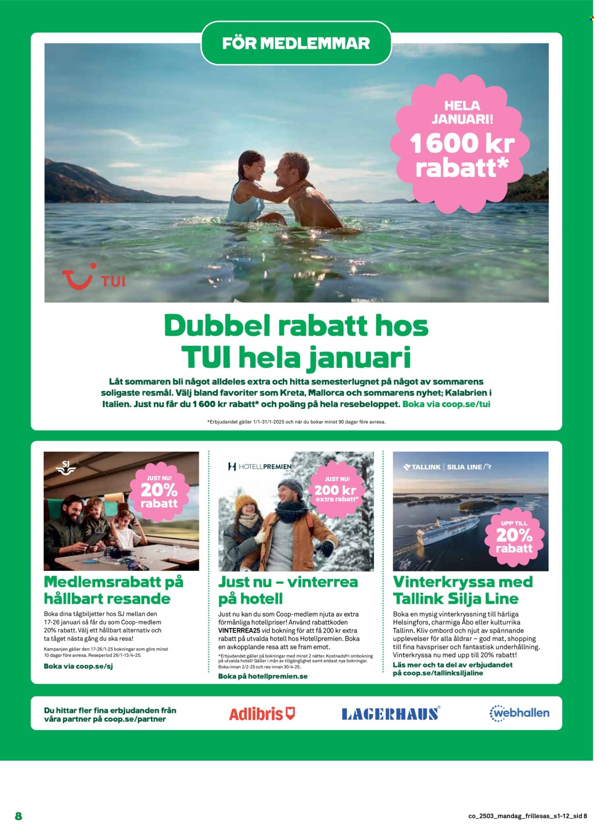 Coop Konsum reklamblad - 13/1 2025 - 19/1 2025. Sida 8