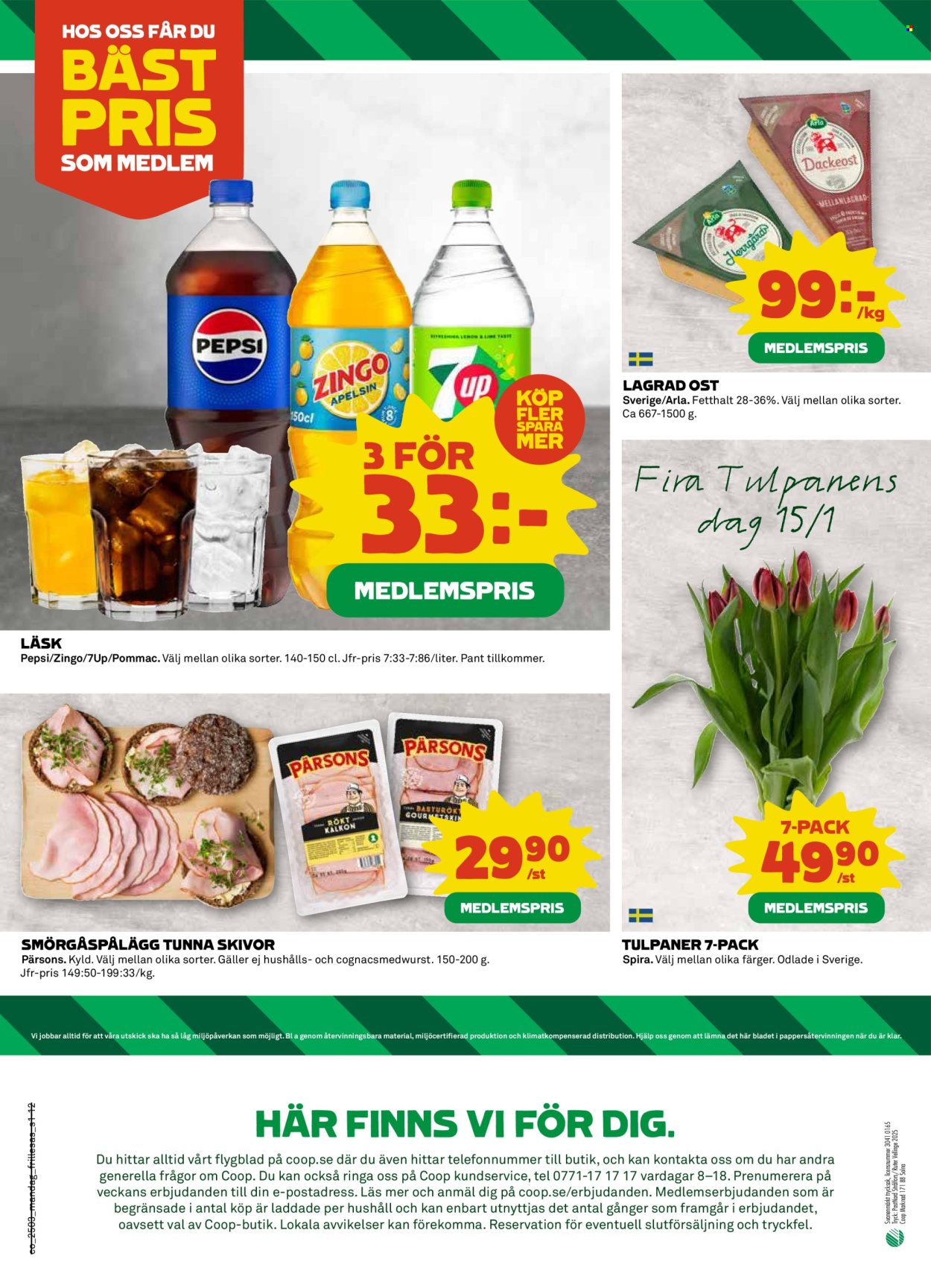 Coop Konsum reklamblad - 13/1 2025 - 19/1 2025. Sida 12