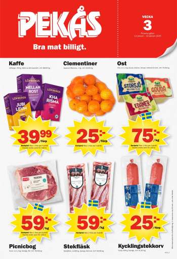 Pekås reklamblad - 13/1 2025 - 19/1 2025.