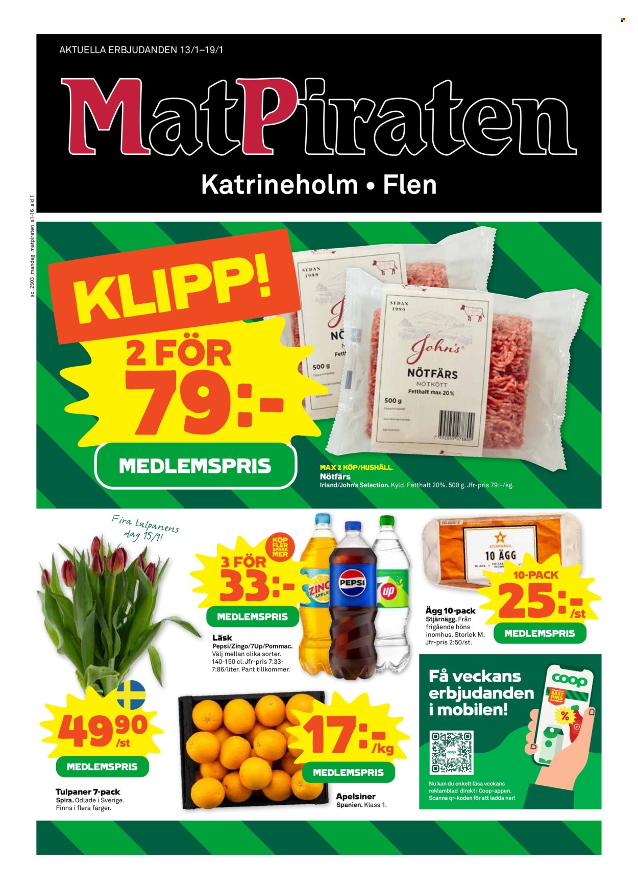 Coop reklamblad - 13/1 2025 - 19/1 2025. Sida 1