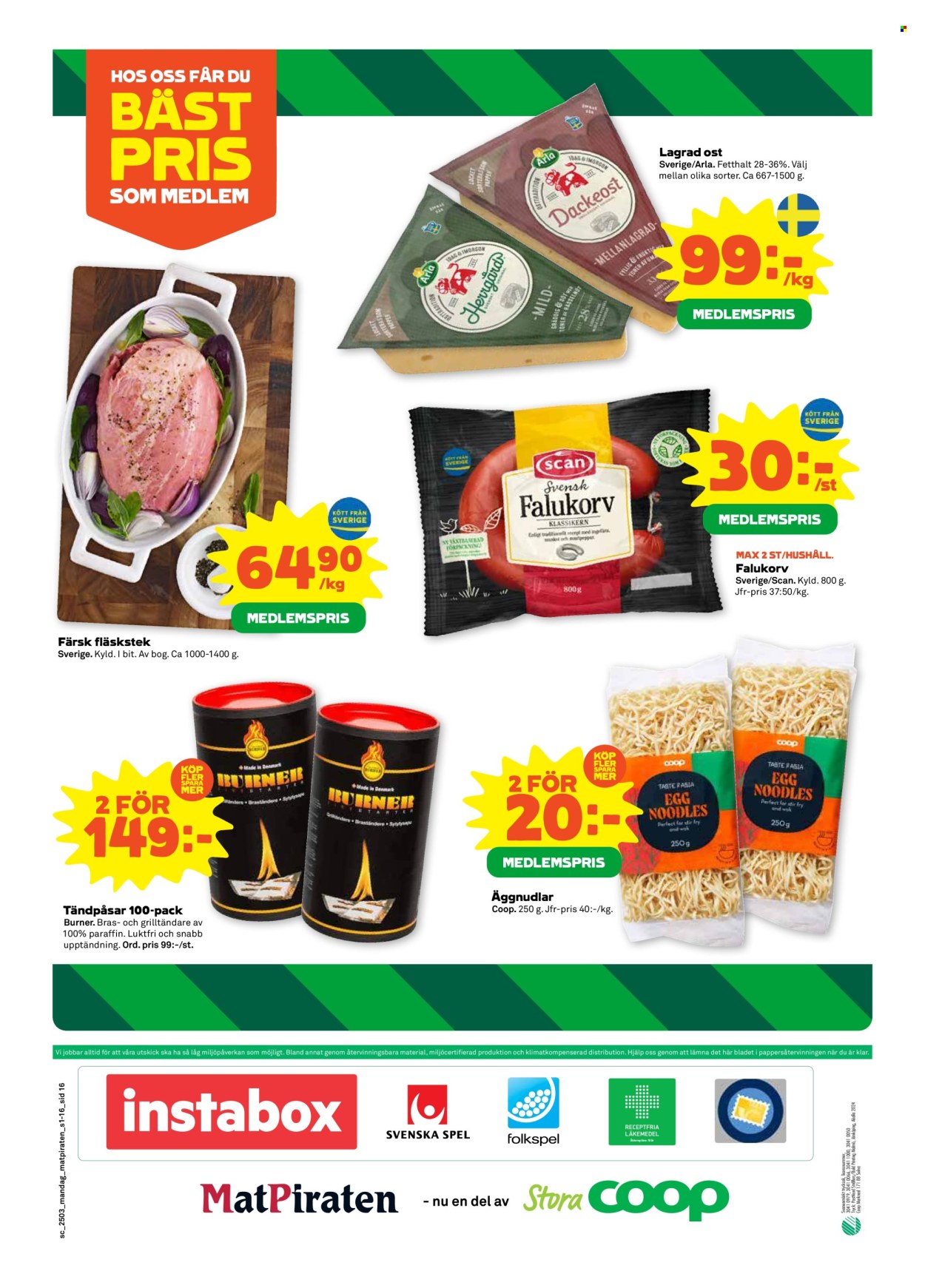 Coop reklamblad - 13/1 2025 - 19/1 2025. Sida 16