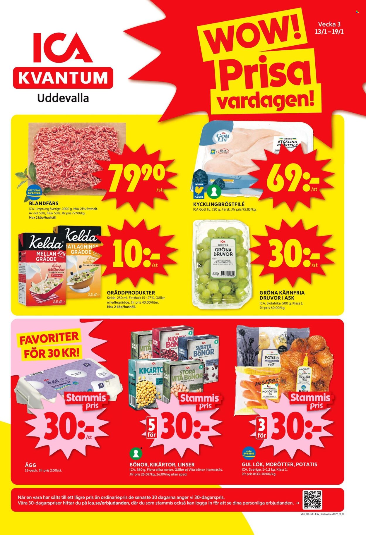 ICA reklamblad - 13/1 2025 - 19/1 2025. Sida 1