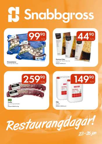 Snabbgross reklamblad - 23/1 2025 - 26/1 2025.