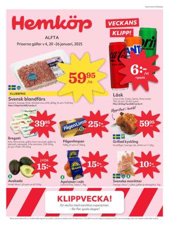 Hemköp reklamblad - 20/1 2025 - 26/1 2025.