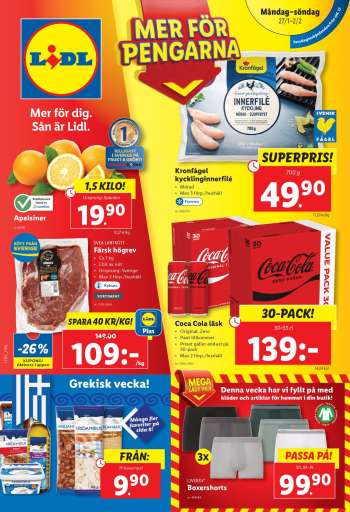 Lidl reklamblad - 27/1 2025 - 2/2 2025.