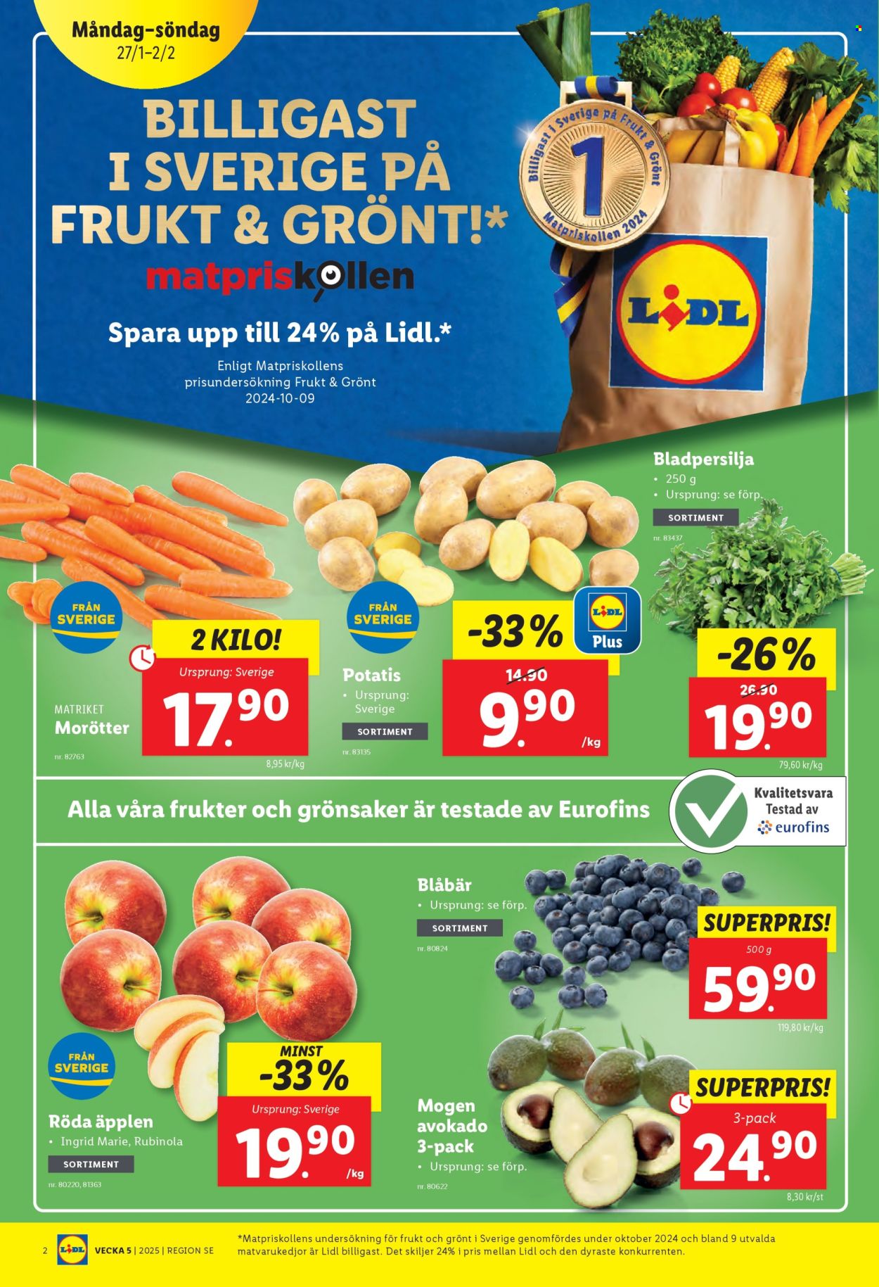 Lidl reklamblad - 27/1 2025 - 2/2 2025. Sida 2