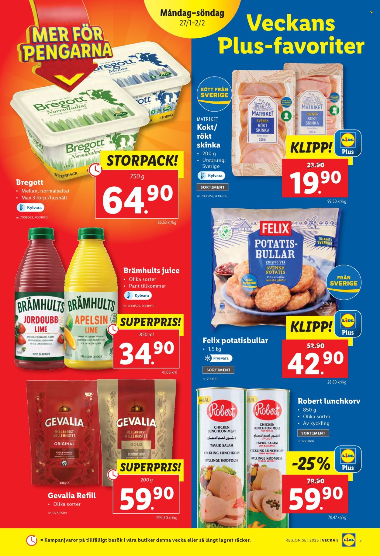 Lidl reklamblad - 27/1 2025 - 2/2 2025. Sida 5