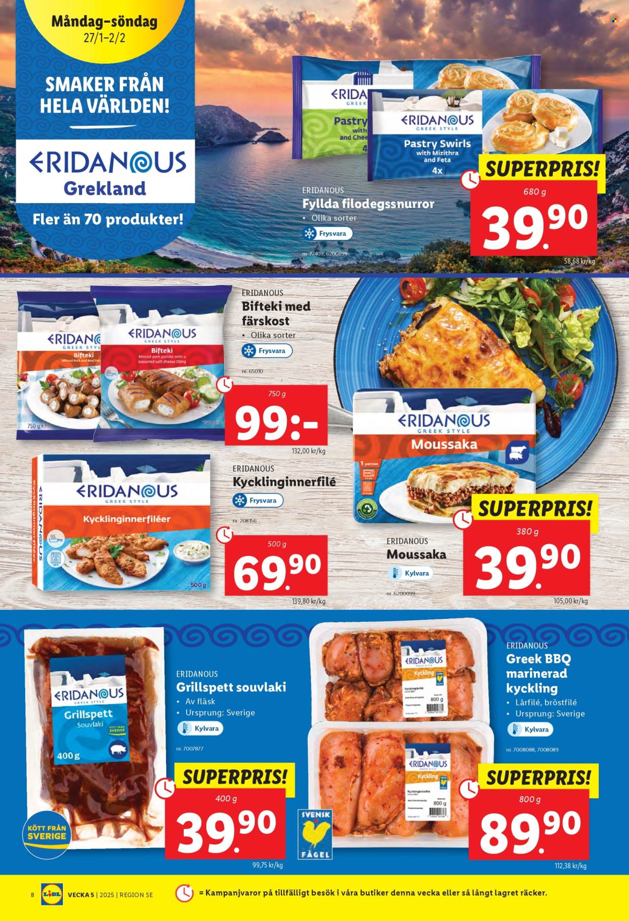 Lidl reklamblad - 27/1 2025 - 2/2 2025. Sida 8