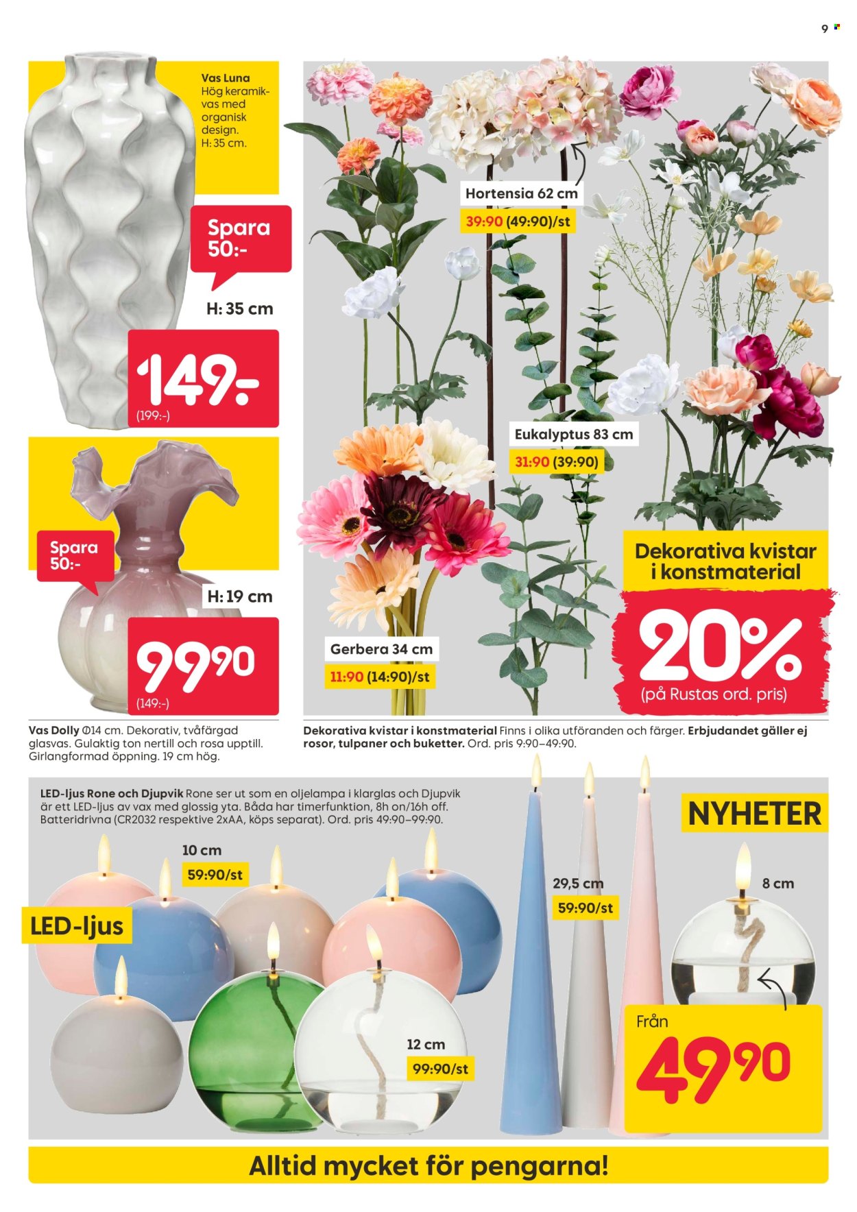 Rusta reklamblad - 20/1 2025 - 26/1 2025. Sida 9