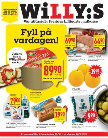 Willys reklamblad - 20/1 2025 - 26/1 2025.