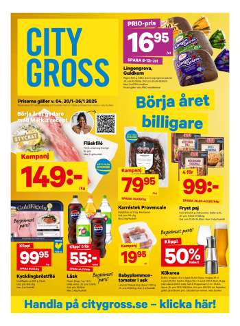 City Gross reklamblad - 20/1 2025 - 26/1 2025.