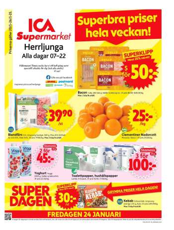 ICA reklamblad - 20/1 2025 - 26/1 2025.